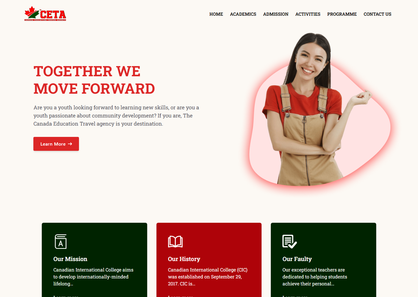 CETA homepage